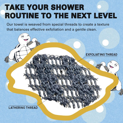 🎁 2026 Hot Sale — 50% OFF! 💥Cheeroll Exfoliating Antibacterial Shower Towel