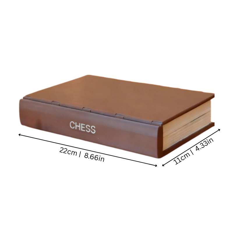 📖♟️Portable Chess That Closes Like a Book — No Mess, No Lost Pieces🎁